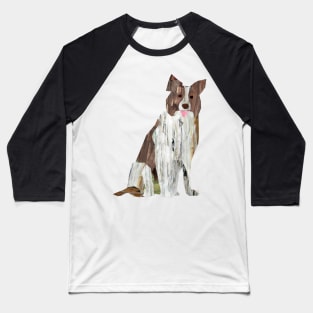 Dog (border collie) Baseball T-Shirt